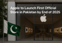 Apple Store Pakistan 2025: First Official Launch Announced in Lahore Apple Store Pakistan 2025 launch announcement.